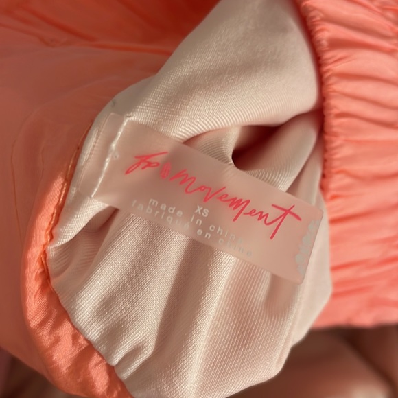 Free People Movement The Way Home Shorts - Neon Coral - Picture 4 of 4